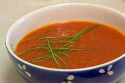 Crema di Pomodoro, fresh tomato soup [Italy]